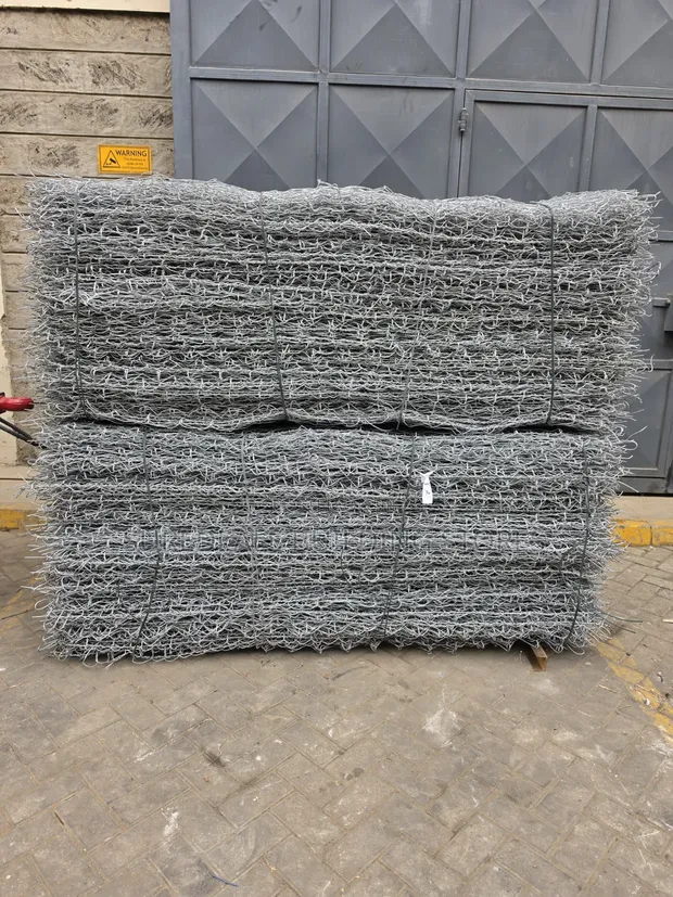 Vifaa vya Gabion vya Waya Vilivyosokotwa vya Galavanized 3.2mm (2x1x1m) - 1