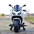 Kids Electric Ride-on Sports Motorbike - White - 2