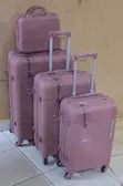 4-in-1 Unbreakable Suitcase Set - Pink - 2