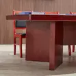 3.5m Mahogany Conference Meeting Table - 4