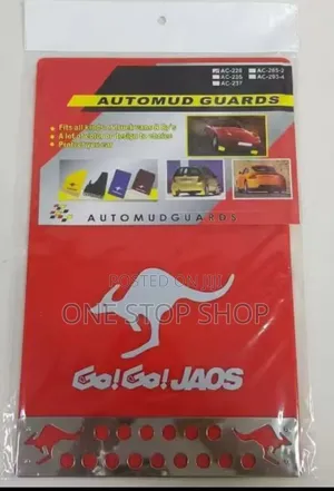 Universal Kangaroos 4pc Mudguards Set - Red, Blue, Black