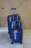 3-in-1 Unbreakable Suitcase Set - Durable Travel Luggage - 1