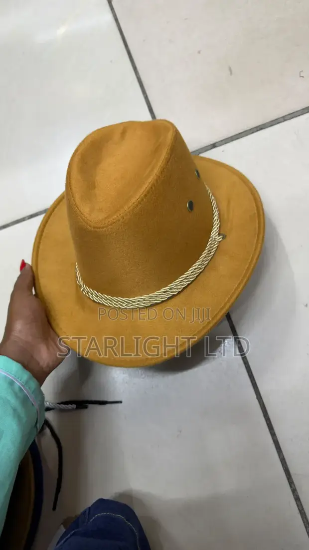 Light Brown Kids Cowboy Hat - 1