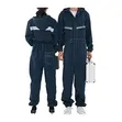 Denim Welding Overall yenye Mikanda ya Kuakisi Mwanga - 1