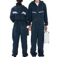 Denim Welding Overall yenye Mikanda ya Kuakisi Mwanga - 3