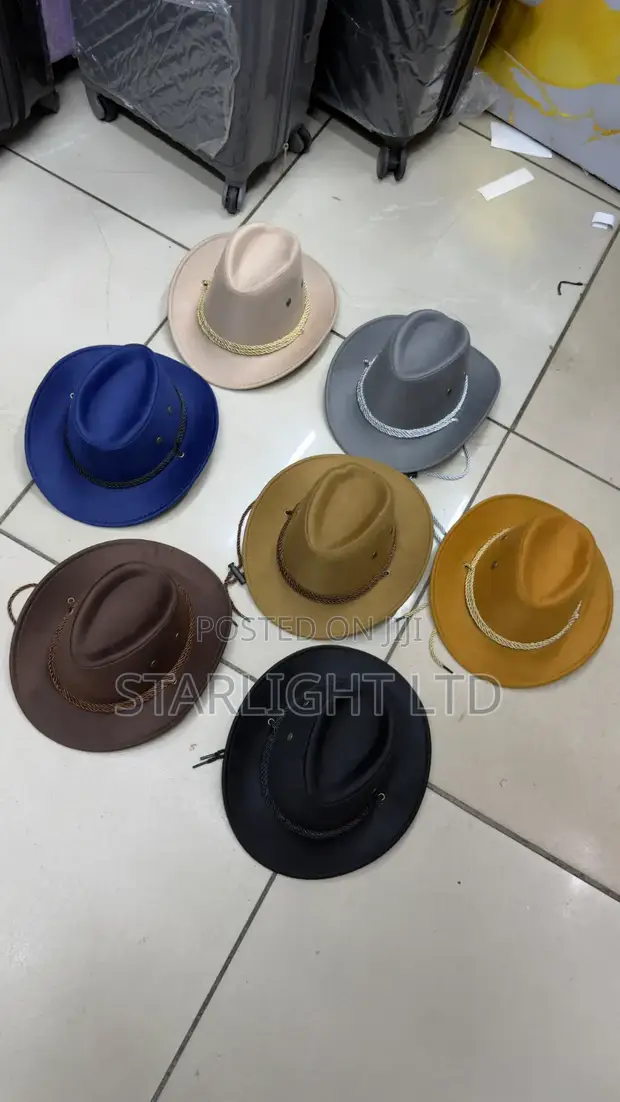 Multicoloured Kids Cowboy Hat - 1