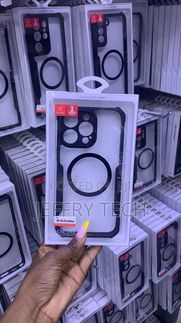 Xundd MagSafe Shockproof Clear Case kwa iPhone 15 Pro Max - 1