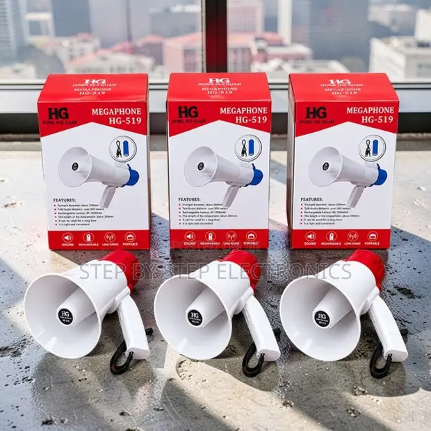 Megaphone ya Sauti Portable Bull Horn - 1