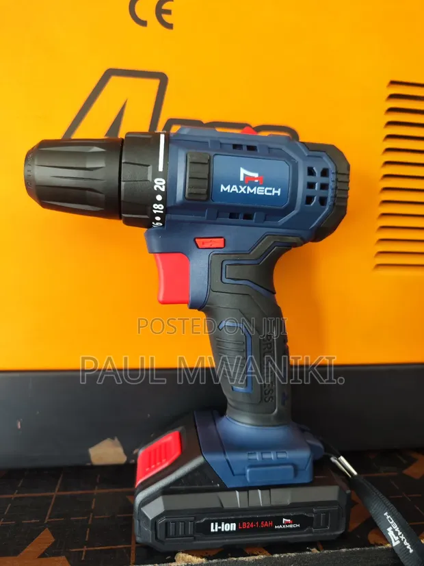 Maxmech Brushless Cordless Drill 24V 10mm - 1