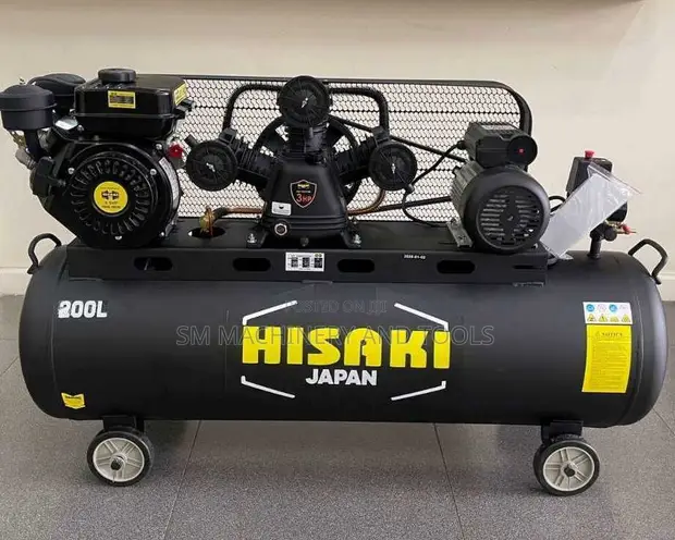 Hisaki Japan 300L Hybrid Diesel/Electric Compressor - 1