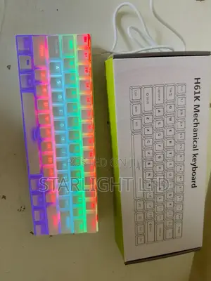 60% White Mechanical Gaming Keyboard