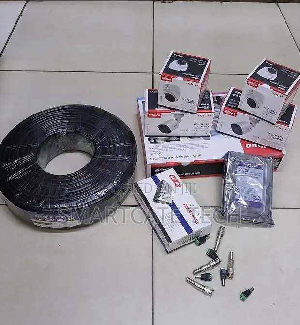 Dahua CCTV System 4CH na Kamera za Night Vision - 1