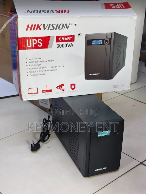 Hikvision 3000VA Line Interactive UPS with AVR - 1
