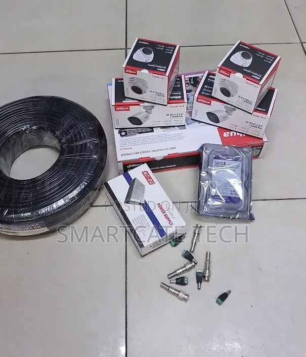 Dahua CCTV System 4CH na Kamera 4 za Dome - 1