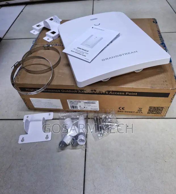 Grandstream GWN7664ELR High-Performance Outdoor Wi-Fi 6 AP - 1