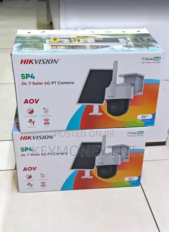 Hikvision 4MP 24/7 Solar 4G PT Camera (SP4) - 1