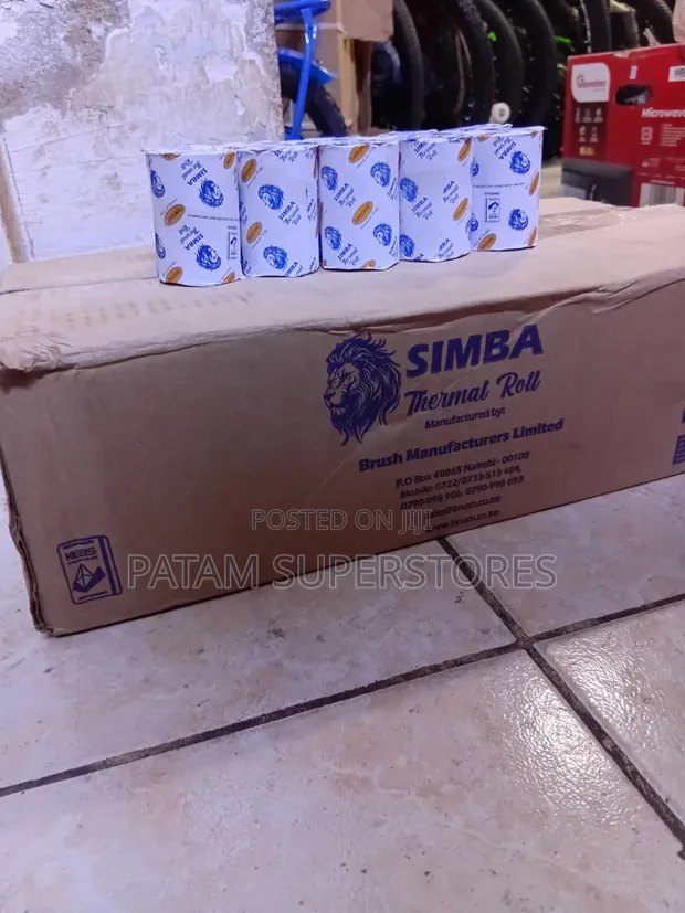 Simba Thermal Rolls Paper 100pcs 57*40mm - 1