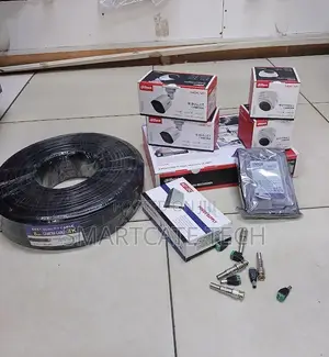 Dahua CCTV System 4CH na Kamera 4 za Dome za Night Vision
