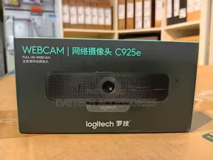 Logitech C925-E HD Webcam with Built-in Microphones - Black