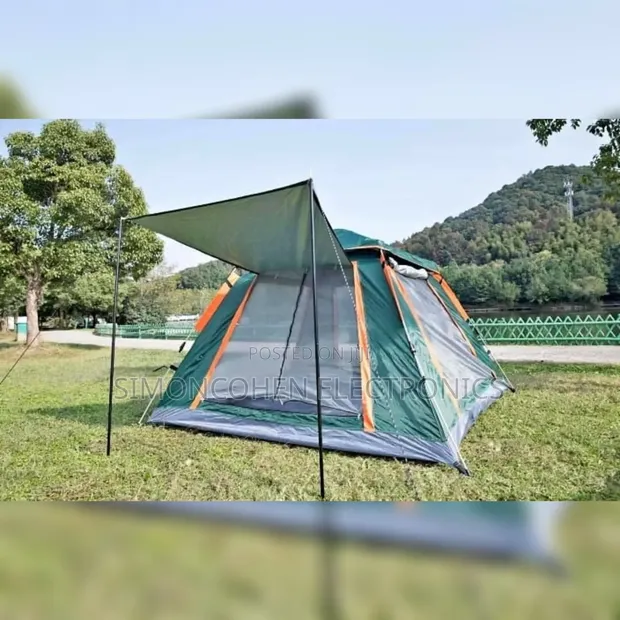 Spacious 4-8 Person Automatic Camping Tent - 1