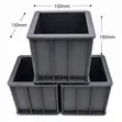 Plastic Cube Molds for Concrete Testing - 2