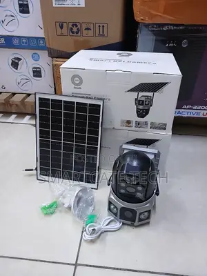 4G Dual Lens Solar PTZ CCTV Security Camera V380 Pro