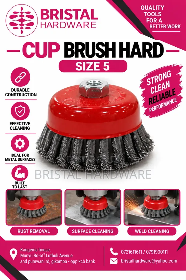 Cup Brush Hard Size 5 - 1