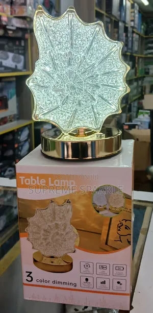 Taa ya Meza ya LED ya Kioo Inayochajiwa kwa USB (Umbo la Jellyfish)