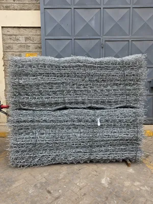 Galvanised Gabion Box 2m x 1m x 1m, 3.2mm Wire