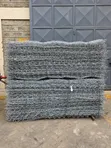 Galvanised Gabion Box 2m x 1m x 1m, 3.2mm Wire - 1