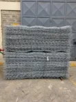 Galvanised Gabion Box 2m x 1m x 1m, 3.2mm Wire - 3