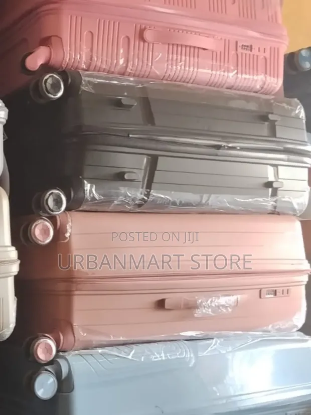 Large 68cm Rubber Suitcase with 360° Spinning Wheels - 1