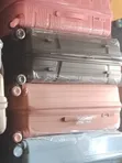Large 68cm Rubber Suitcase with 360° Spinning Wheels - 1