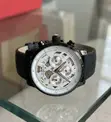 Montblanc Chronograph Skeleton Watch - Black Leather - 1
