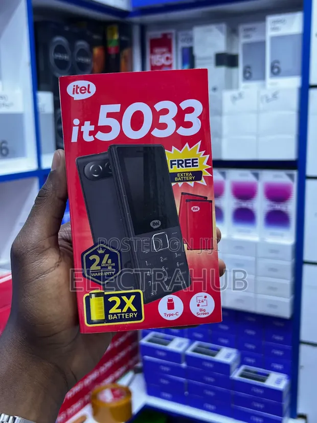 Itel IT5023 Nyeusi Mpya - 1