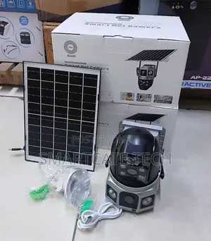 4G Solar PTZ CCTV Camera with Dual Lens (V380 Pro)