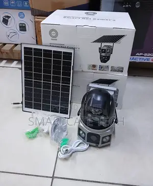 4G Dual Lens Solar PTZ Security Camera V380 Pro