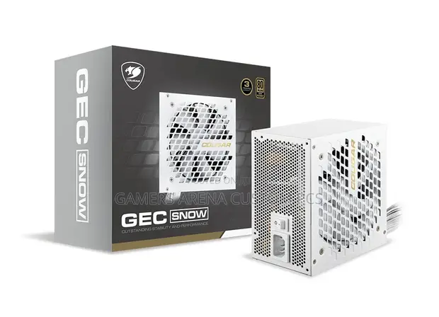 Cougar GEC Snow 750W 80 Plus Gold Power Supply (White) - 1