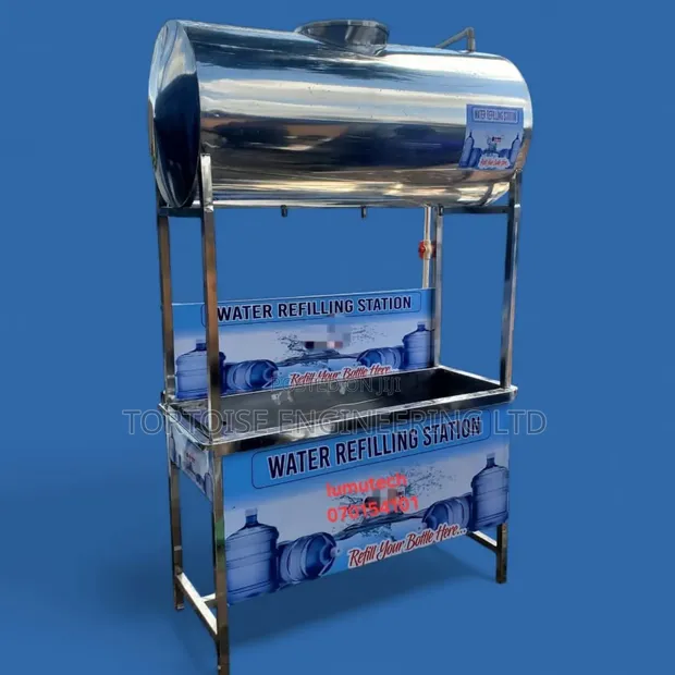 Water Refilling Station with 500L Stainless Steel Tank - 1