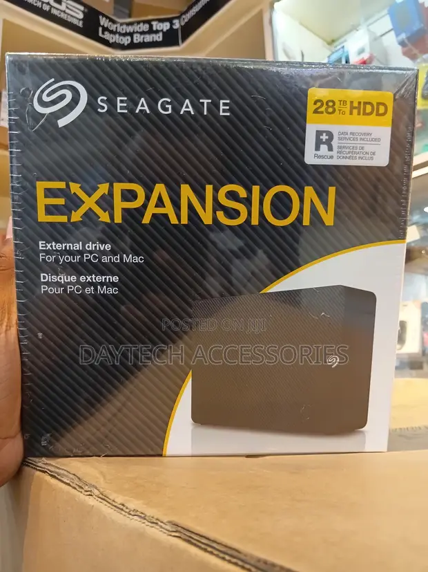 Seagate Expansion 28TB External Hard Drive USB 3.0 - Black - 1
