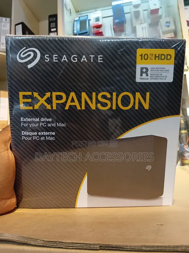 Seagate Expansion 10TB Desktop External Hard Drive - 1