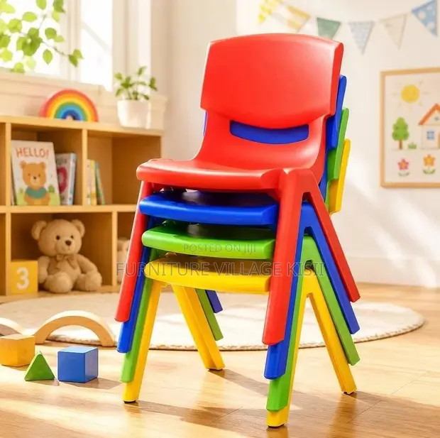 Stackable Plastic Kids Chair - Brand New - 1