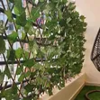 Fensi ya Mianzi Inayopanuka ya Faragha na Majani Bandia - 3m x 1m - 2
