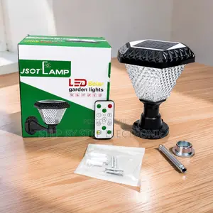 Taa ya Solar ya Lango la Bustani ya LED - Rahisi Kufunga