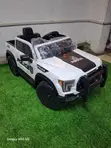 Kids Electric Police Truck Ride-on Car with Bull Bar - 1