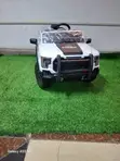Kids Electric Police Truck Ride-on Car with Bull Bar - 2