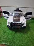 Kids Electric Police Truck Ride-on Car with Bull Bar - 5