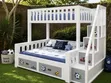 Children's Double Decker Bed with Storage - 2