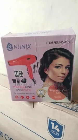 Nunix Hairdryer HD-01C with Accessories