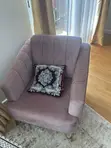 Luxury 10-Seater Mauve Velvet Sofa Set - 2